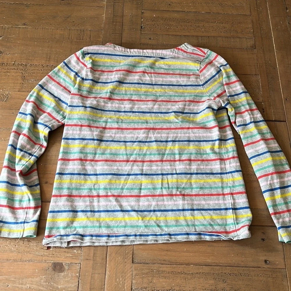 Mini Boden striped long sleeve tee